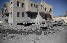 सऊदी गठबंधन सेना का यमन पर हवाई हमला, 50 से अधिक यमन विद्रोही मारे गए