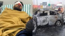 ऋषभ पंत की कार का एक्सीडेंट, रेलिंग से टकराने के बाद जलकर राख हुई गाड़ी