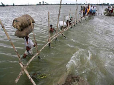बिहार: बाढ़ से 160 की मौत, 54 लाख आबादी प्रभावित