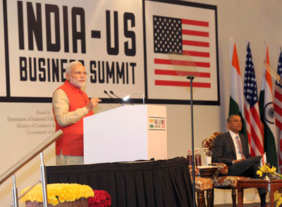 भारत-अमेरिका बिजनेस समिट में प्रधानमंत्री का वक्तव्य