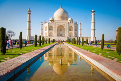 ताजमहल को विश्व के शीर्ष ऐतिहासिक स्थलों में तीसरा स्थान मिला