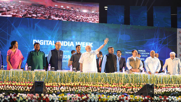 पीएम नरेंद्र मोदी ने डिजिटल इंडिया वीक का किया शुभारंभ,18 लाख लोगों को रोजगार