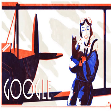 महान पायलट जीन बेटन के 107वें जन्मदिन पर गूगल ने डूडल के जरिए दी बधाई
