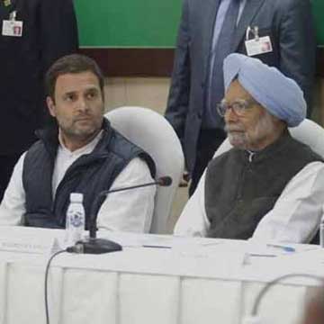 भाजपा की समूची बुनियाद ही झूठ पर टिकी हैः कांग्रेस अध्यक्ष के रूप में कार्यकारिणी की पहली बैठक में राहुल गांधी