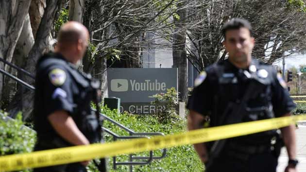 कैलिफोर्निया के सैन ब्रूनो यूट्यूब मुख्यालय पर महिला की अंधाधुंध गोलीबारी, 3 घायल, खुद को भी मारी गोली