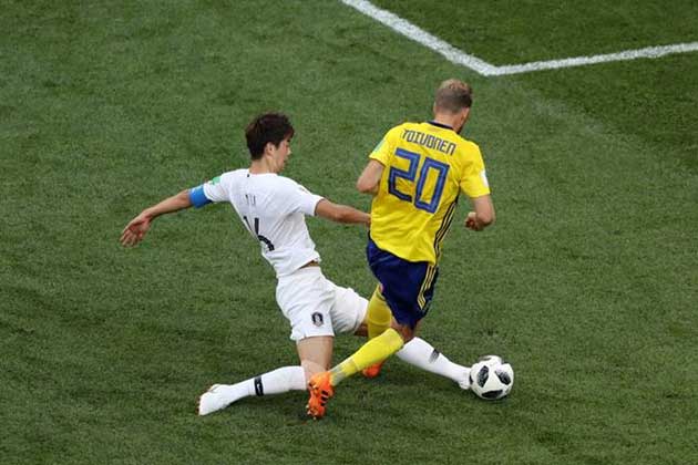 फीफा विश्व कप 2018: स्वीडन बनाम दक्षिण कोरिया; एंड्रियास के एकलौते गोल से स्वीडन ग्रुप एफ में आगे	