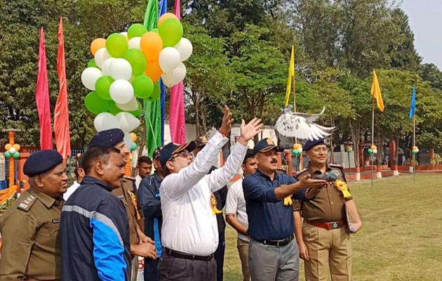 Chandauli: अखिल भारतीय रेलवे सुरक्षा बल खो-खो प्रतियोगिता 2021 का आयोजन