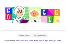 गूगल ने डॉक्टर वर्जीनिया ऐपगार के 109वें जन्मदिन पर बनाया डूडल