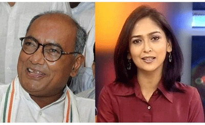 दिग्विजय सिंह ने रचाई टीवी पत्रकार अमृता राय से शादी!