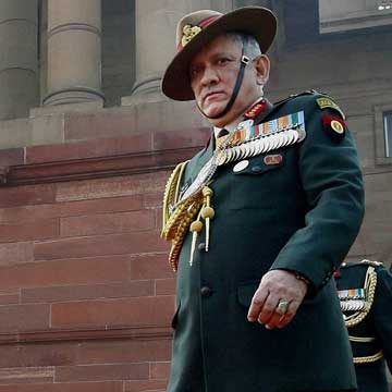 भारतीय सेना आमतौर पर मानव कवच का इस्तेमाल नहीं करती: जनरल बिपिन रावत