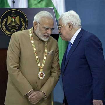 फिलिस्तीन जल्द बनेगा स्वतंत्र राष्ट्र: रमल्ला पहुंचे प्रधानमंत्री मोदी, मिला ग्रांड कॉलर सम्मान