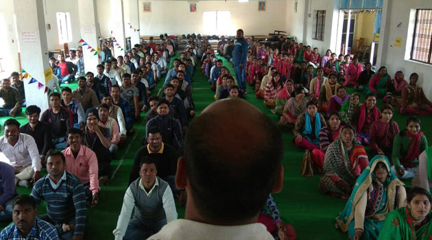 चहनियां माँ खण्डवारी कालेज में तीन दिवसीय योग प्रशिक्षण का शुभारंभ 