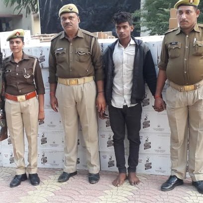 शराब तस्करों के लिये काल बनी सैयदराजा पुलिस