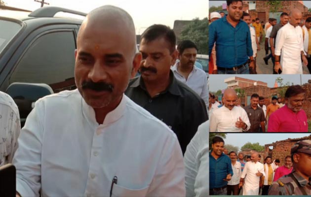 सैयदराजा विधायक सुशील सिंह ने लोहिया नगर में बन रहे सड़क का किया निरीक्षण