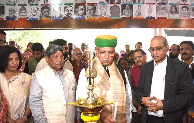 विश्व के सबसे बड़े साहित्योत्सव का शुभारंभ संस्कृति राज्य मंत्री अर्जुन राम मेघवाल ने किया