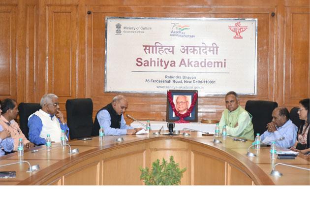 साहित्य अकादेमी द्वारा कमल किशोर गोयनका की स्मृति में श्रद्धांजलि सभा का आयोजन