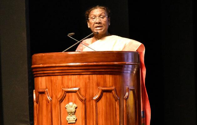 राष्ट्रपति भवन में साहित्य अकादेमी द्वारा साहित्यिक सम्मिलन का आयोजन, महामहिम राष्ट्रपति  द्रौपदी मुर्मु ने किया उद्घाटन