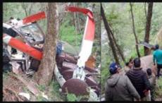 श्रद्धालुओं को लेकर गंगोत्री जा रहा था हेलिकॉप्टर, उत्तरकाशी में क्रैश